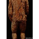 AL129 AloAlo Skulptur der Sakalava Grabw&auml;chter Die Frau mit Baby 140 cm ca. 1930