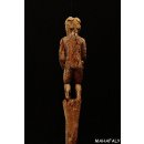 AL129 AloAlo Skulptur der Sakalava Grabw&auml;chter Die Frau mit Baby 140 cm ca. 1930