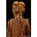 AL129 AloAlo Skulptur der Sakalava Grabw&auml;chter Die Frau mit Baby 140 cm ca. 1930