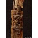 AL132 AloAlo Skulptur der Sakalava Grabw&auml;chter Ibis mit Krokodil 83 cm ca. 1930
