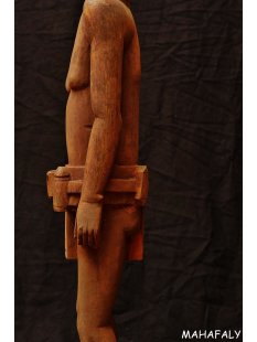 MF335 Schutz-Skulptur der Antandroy Viehhirte oder Geistheiler 1970 = 80 cm