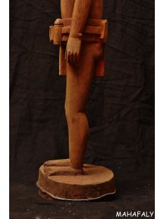 MF335 Schutz-Skulptur der Antandroy Viehhirte oder Geistheiler 1970 = 80 cm