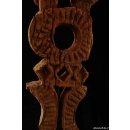 AL144 AloAlo Fragment von Grabstele der Sakalava H&ouml;ckerenten 68 cm 1930