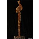 AL144 AloAlo Fragment von Grabstele der Sakalava H&ouml;ckerenten 68 cm 1930