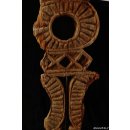 AL144 AloAlo Fragment von Grabstele der Sakalava H&ouml;ckerenten 68 cm 1930