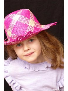 Kinderhut Strohhut Hadia aus Raphia D: 30 cm = Code A