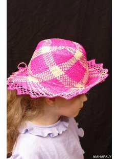 Kinderhut Strohhut Hadia aus Raphia D: 30 cm = Code A