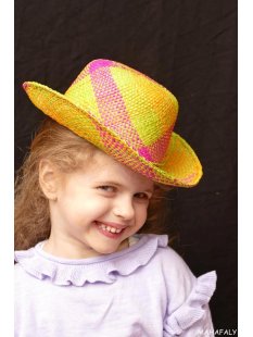 Kinderhut Strohhut Haldis aus Raphia D: 30 cm = Code A