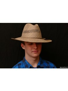Herrenhut Harald aus Raphia natur 32 x 38 cm = Code B