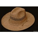 Herrenhut Harald aus Raphia natur 32 x 38 cm = Code B