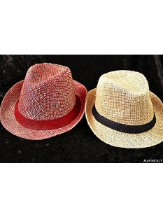 Herrenhut Strohhut Herbert aus Sisal + Rafia 34 cm = Code B