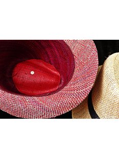 Herrenhut Strohhut Herbert aus Sisal + Rafia 34 cm = Code B