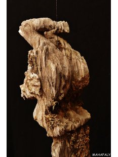 AL135 original AloAlo Grabstele der Sakalava oder Mahafaly antik 2 Totenv&ouml;gel 170 cm ca. 1925