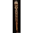 AL135 original AloAlo Grabstele der Sakalava oder Mahafaly antik 2 Totenv&ouml;gel 170 cm ca. 1925