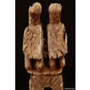 AL135 original AloAlo Grabstele der Sakalava oder Mahafaly antik 2 Totenv&ouml;gel 170 cm ca. 1925