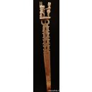 AL136 original AloAlo Grabstele der Mahafaly antik Ringkampf 180 cm ca. 1940