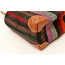 Raffia Bast Raphia Korb Harlekin vertikal 25 x 18 x 11 cm Code wei&szlig;