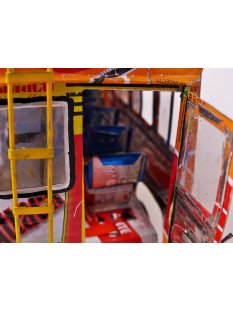 Mercedes Benz Bus 508  Buschtaxi heavy M 1:18 = Code L