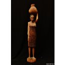 MF376 Skulptur der Mahafaly Wassertr&auml;gerin 1975 = 75 cm