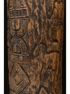 Betsileo Klangbaum und Ruftrommel sehr selten 97 cm ca.1948 AF41