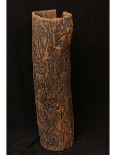 Betsileo Klangbaum und Ruftrommel sehr selten 97 cm ca.1948 AF41