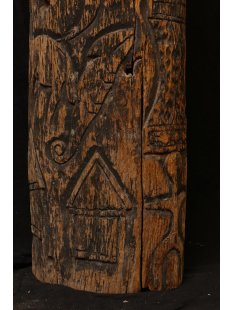 Betsileo Klangbaum und Ruftrommel sehr selten 97 cm ca.1948 AF41