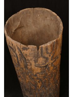 Betsileo Klangbaum und Ruftrommel sehr selten 97 cm ca.1948 AF41