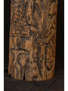 Betsileo Klangbaum und Ruftrommel sehr selten 97 cm ca.1948 AF41