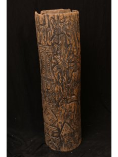 Betsileo Klangbaum und Ruftrommel sehr selten 97 cm ca.1948 AF41