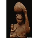 MF386 Skulptur der Mahafaly Wassertr&auml;gerin 1975 = 65 cm