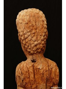 MF393 Skulptur der Sakalava nackter Mann 122 cm ca.1950