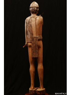 MF395 Skulptur der Atandroy Mann mit Speer = 115 cm