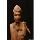 MF396 Skulptur der Atandroy Mann mit Speer = 78 cm