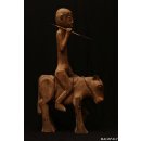 MF397 Kolonialfigur Der Reiter mit Speer 110 cm ca.1960