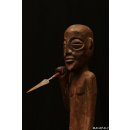 MF397 Kolonialfigur Der Reiter mit Speer 110 cm ca.1960