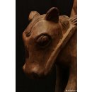 MF397 Kolonialfigur Der Reiter mit Speer 110 cm ca.1960