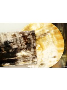 Hornplatten 150 mm 5 Formen  poliert / antik / matt