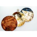 Hornplatten 150 mm 5 Formen  poliert / antik / matt