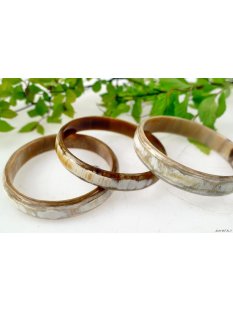 Watussi Horn Armreifen geschlossen 12 mm = Code Z