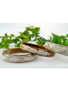 Watussi Horn Armreifen geschlossen 12 mm = Code Z