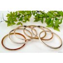 Watussi Horn Armreifen geschlossen 4 mm = Code Y