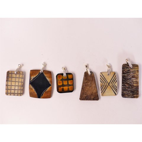 Horn Anh&auml;nger Agostina Mix ca.4 cm  = Code Z