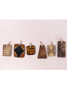 Horn Anh&auml;nger Agostina Mix ca.4 cm  = Code Z