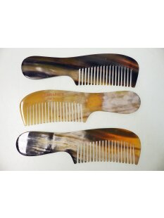 1x Hornkamm Griffkamm Claudia 1. Qualit&auml;t 19 x 5 cm...