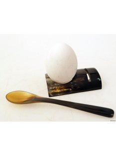 Horn Eierbecher Eierst&auml;nder mit L&ouml;ffel = Code D