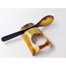 Horn Eierbecher Eierst&auml;nder mit L&ouml;ffel = Code D