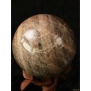 K65 Mikroklin braun Kugel Madagaskar 1220 g D 90 mm