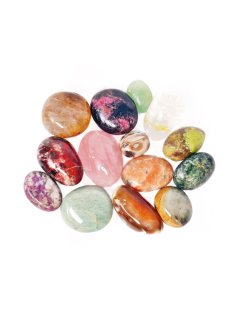 1 kg Handst&uuml;cken Handschmeichler Trommelstein...