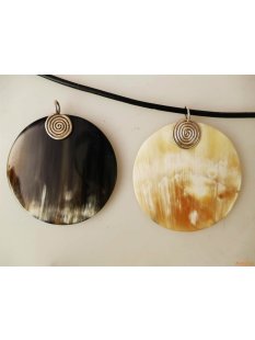 Horn Anh&auml;nger Amanda Sterling Silber Anh&auml;nger 6...