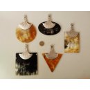 Horn Anh&auml;nger Jamal 10 cm in 5 Formen poliert = Code H